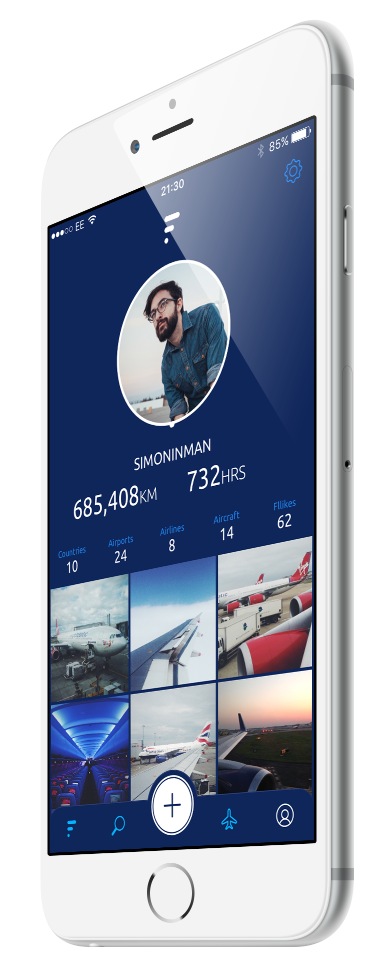 fllike helps you share your flight experience with others